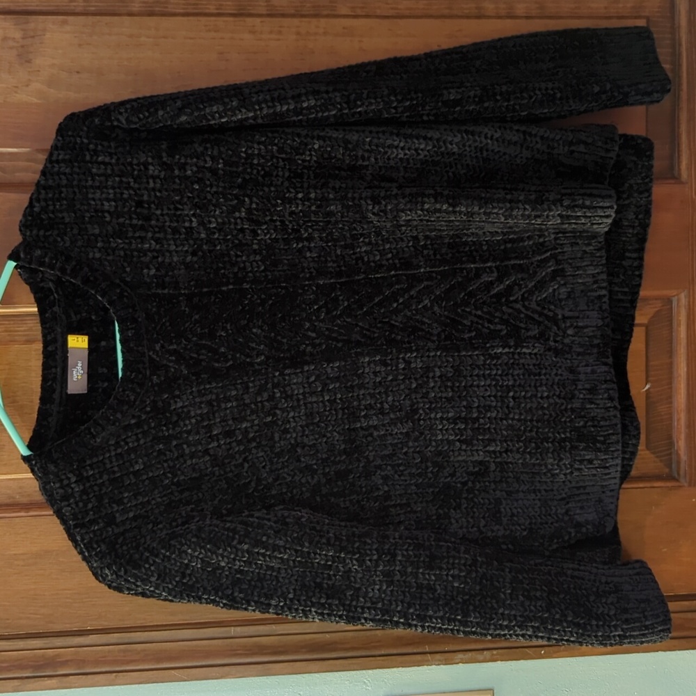 Rumi Ryder Navy Chenille sweater size 12-14